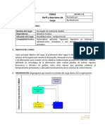 Descriptor de Cargo - Encargado Control de Gestión