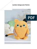 Gato Divertido Amigurumi Patrón