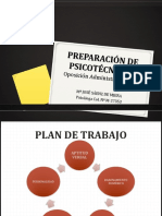 Preparación de Psicotécnicos