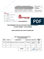 CNGO001 000 XX PD CV 000002 R00 Colocación de Concreto