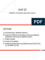 Unit 12 Markets Efficiency and Public Policy 1.0