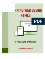 Learning Web Design - Html5 A Practical Handbook (S, SHANMUGAPRIYAA)