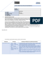 Plan Anual Matemática 4° Sec