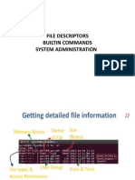 File Descriptors Builtin Commands