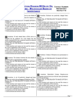 60 Assertion Reason MCQs by DR NK Sharma Molecular Basis of Inheritance