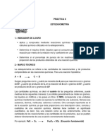 Guía Práctica 8. Estequiometria de Reacciones Químicas