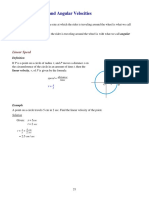 Practice Linear Angular Speed