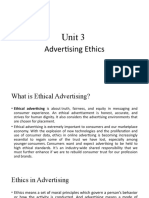 Unit 3 Advertising Ethics