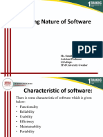 Changing Nature of Software