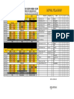 Jadwal Pelajaran 10 November