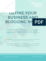 Define Your Niche Workbook