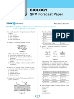 Biology SPM Forecast Papers