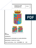 Caratula de Expediente SANDOVAL