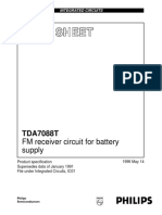 TDA7088T - 2 - FM Receiver Circuit For Battery