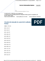 Circuito Del Solenoide de Control Del Ventilador Probar