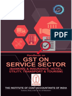 GST On Service Sector Handbook by ICAI