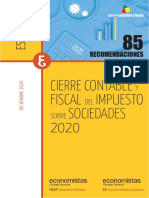 Cierre Contable y Fiscal 2020. REAF