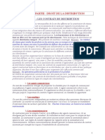 Premiere Partie: Droit de La Distribution