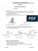 Chapitre 2 Murs de Soutenement