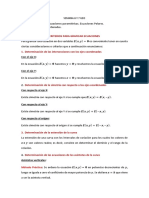 6° Ecuaciones Paramètricas y Transformación de Coordenadas