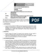 Informe #036 Instalacion de Agua y Habilitacion de Reservorio en Corralpata