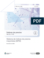 Sistema de Índices de Precios Mayoristas (SIPM) - Noviembre de 2022