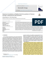 Numerical Simulations of Fluidized Bed Fast Pyrolysis of Biomass