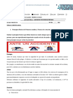 Difusión de Seguridad - PRIMEROS AUXILIOS