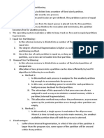 Memory Partitioning