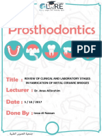 Prosthodontics 1