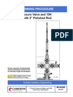 RP-002986 J BPV TWCV and 10K Lubricator With 2IN Polished Rod