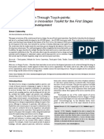 Service Innovation Through Touch-points-Development of An Innovation Toolkit For The First Stages of New Service Development