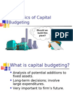 The Basics of Capital Budgeting: Should We Build This Plant?