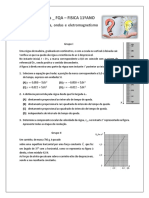 Fichas FISICA 11 - Ficha 7 - Mecânica, Ondas e Eletromagnetismo (Ficha Global)