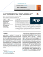 Performance and Improvement of Cleanroom Environment Control System Related To Cold-Heat Offset in Clean Semiconductor Fabs