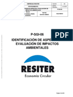 P-SGI-06 Identificacion de Aspectos y Evaluacion de Impactos Ambientales