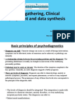 1.3 & 1.4 Data Gathering, Synthesis & Clinical Judgment