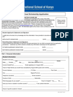 Scholarship Form 2023-2024