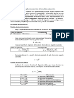 Aplicaciones Prácticas de La Medidas de Dispersión