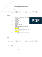 Smoke - Ventilation Calculations