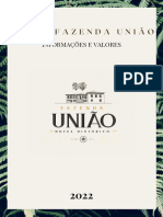 Fazenda Uniao Tarifario 2022