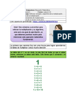 Actividad de Multiplicaciones