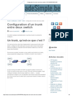 Configuration D'un Trunk Entre Deux Switch - CISCOMADESIMPLE - Be