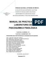 Manual de Prácticas de Laboratorio de Fisicoquímica Fisiológica OCTAVA Edición 2018 21-I