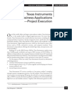 Organization Structure Texas Instruments