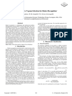 Discriminative N-Gram Selection For Dialect Recognition