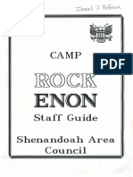 1993 Camp Rock Enon Staff Guide