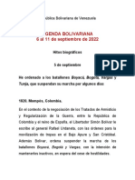 Agenda Bolivariana Sep 2022 2