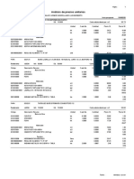 Analisis de Costos Unitarios Arquitectura