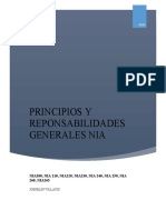 Principios y Responsabilidades Generales NIA - JOSSELIN VILLACIS